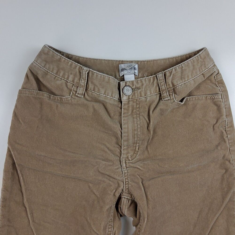 Chico's Women's Corduroy Thin Wale Pants Brown Size 4 (0) Short - Picture 4 of 4